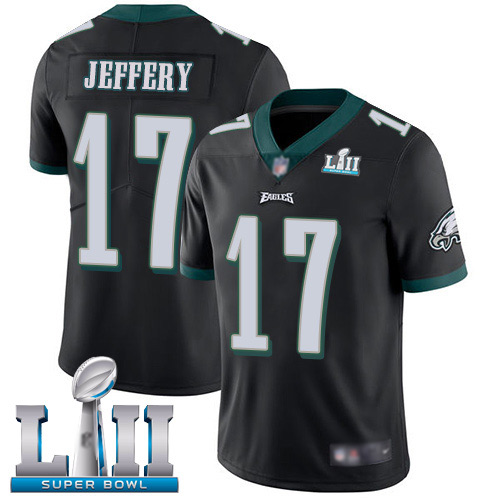 Men Philadelphia Eagles #17 Alshon Jeffery Black Alternate Vapor Untouchable NFL Jersey Limited Player Super